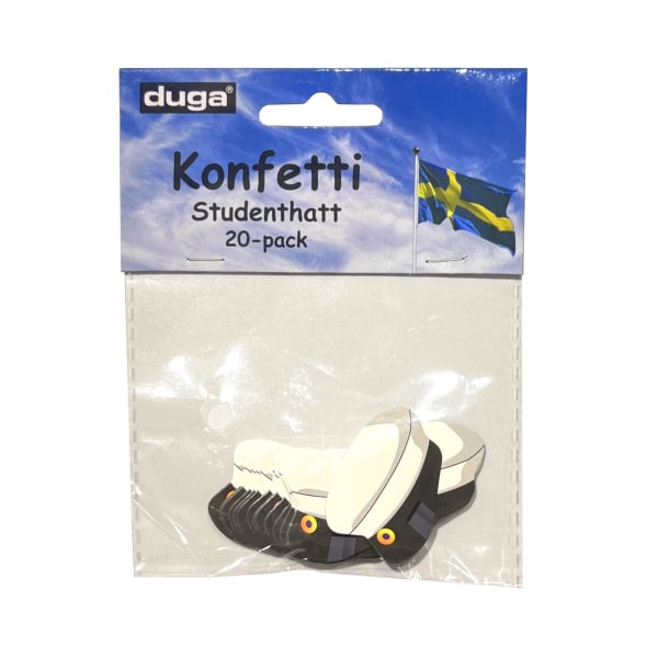 Konfetti Student 20-pack multifärg