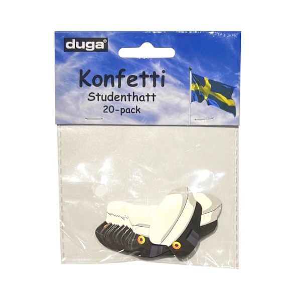 Konfetti Student 20-pakning Multicolor