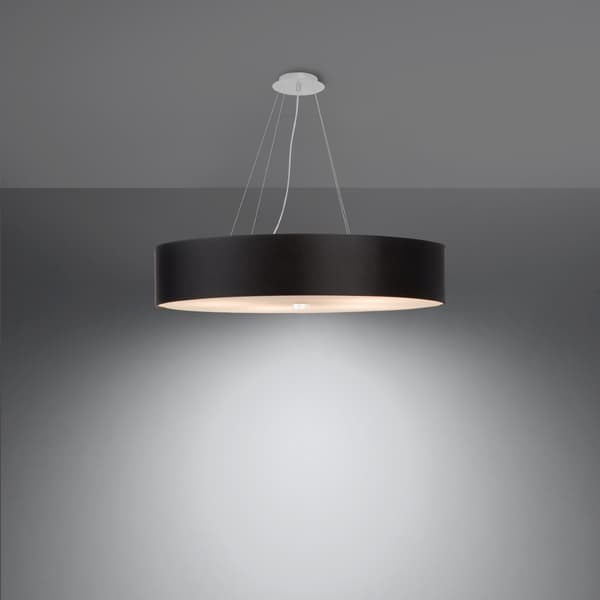 Ljuskrona SKALA 70 vit Black