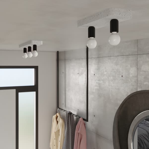 Taklampa TAVO 3 Grey