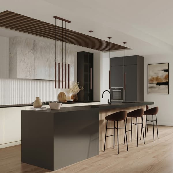 Pendellampa PASTELO 1 brun Brown