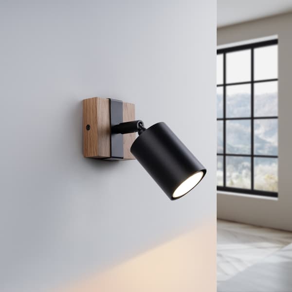 Vägglampa FAGER 1 svart Black