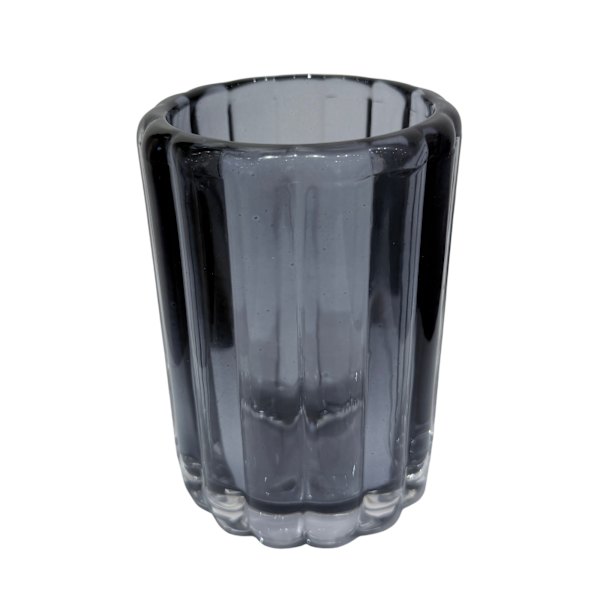 Ljushållare Glas Grå 12 cm grå