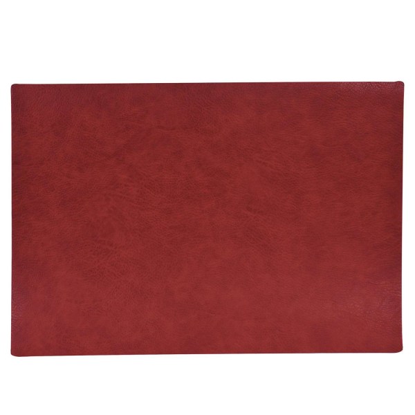 Underlägg Läderlook Vinröd 43x30 cm 4-pack Tablett Vin, röd