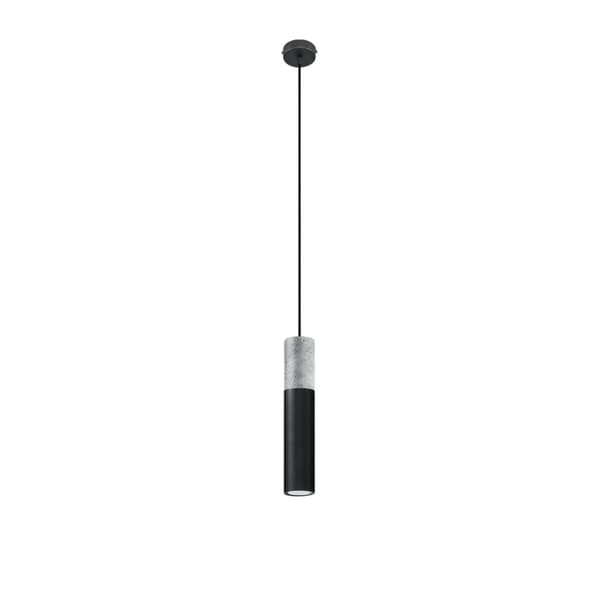 Pendel lampa BORGIO 1 svart Svart