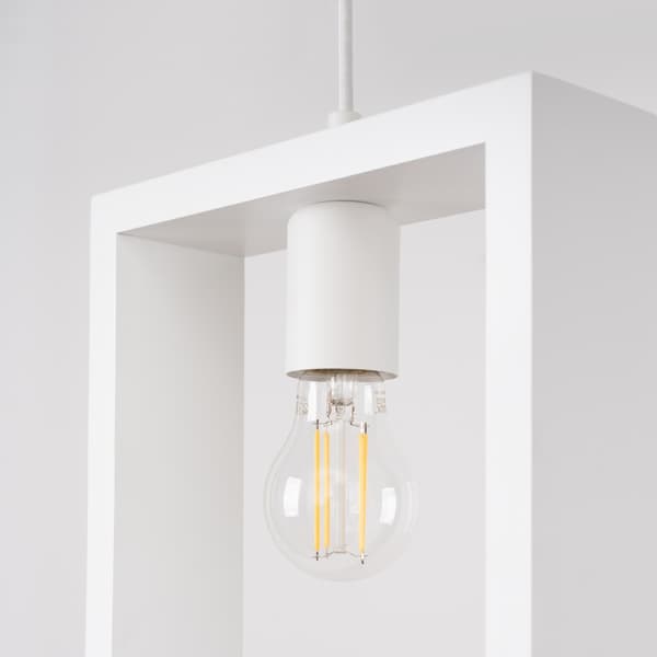Pendellampa ARIES vit White