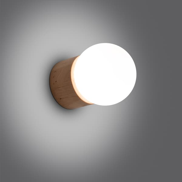 Vägglampa BOOMO Brown
