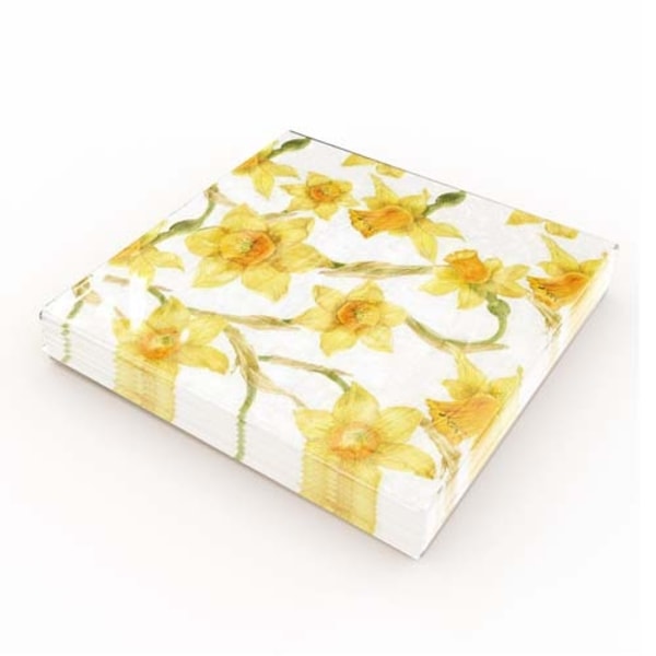 Kaffeservetter Påsklilja 25x25cm 20-pack Multicolor