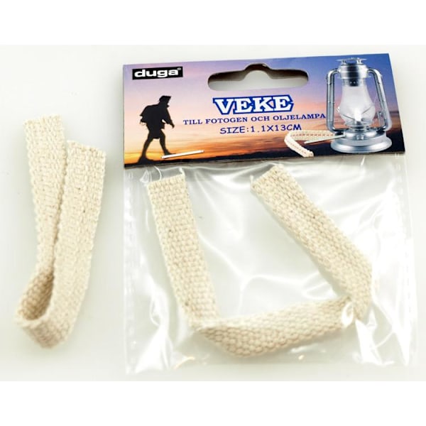 Veke 4-pak 1,1x13cm fotogenlampe olielampe Beige one size