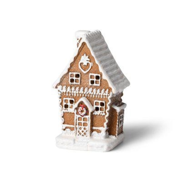 Julbelysning Pepparkakshus LED 11 cm Brown