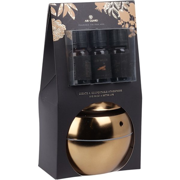 Aromadiffuser Aroma Guld Luftfuktare Doftoljor Guld