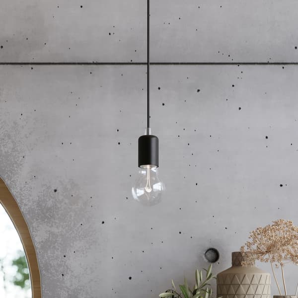 Ljuskrona EDISON 5 svart Black
