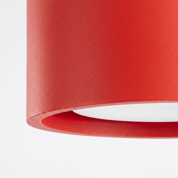 Taklampa MODO 3 röd Gx53 Red