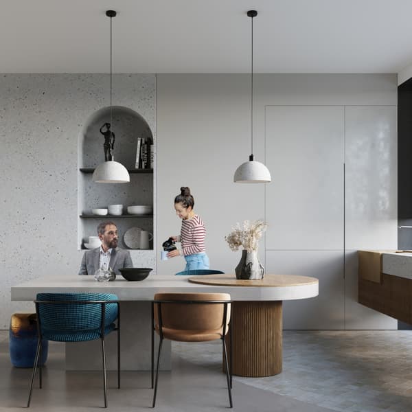 Pendel lampa PABLITO Grey