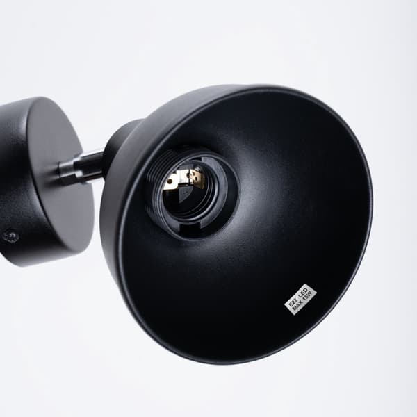Vägglampa ELBA svart Black