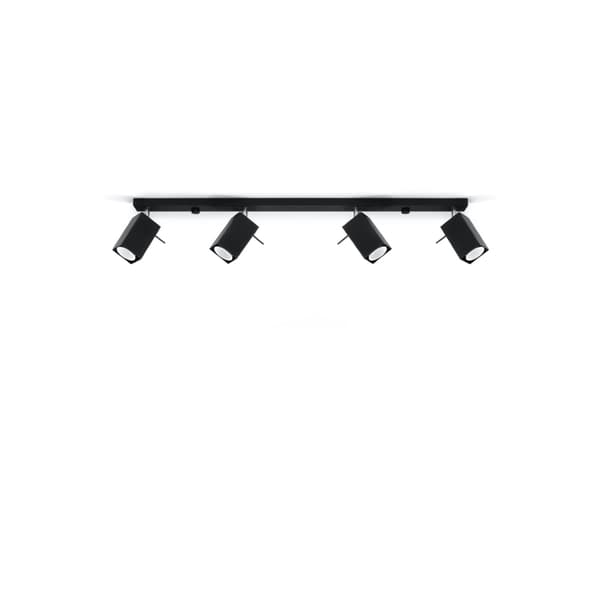 Taklampa MERIDA 4L svart Black