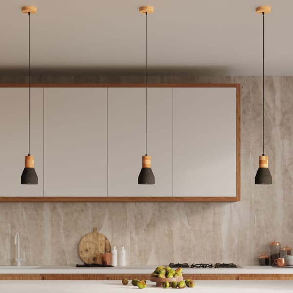 Pendel lampa QUBIC svart Black