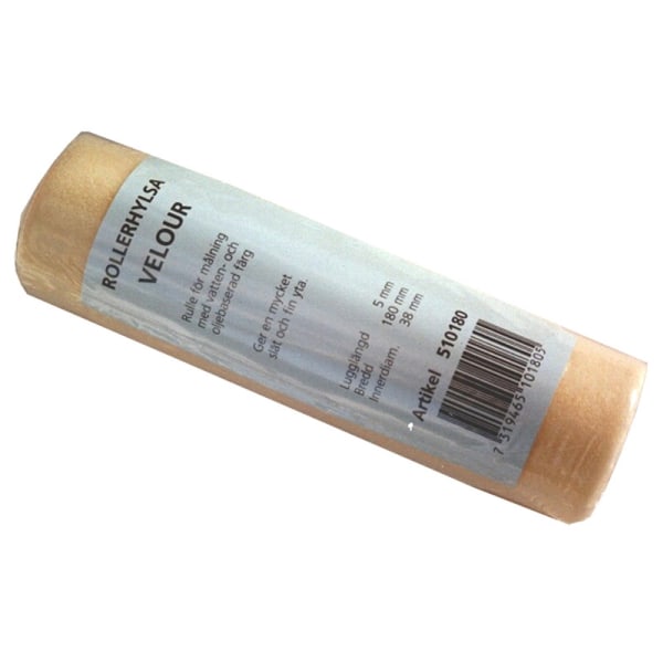 Rollerhylsa Velour 180 mm Beige