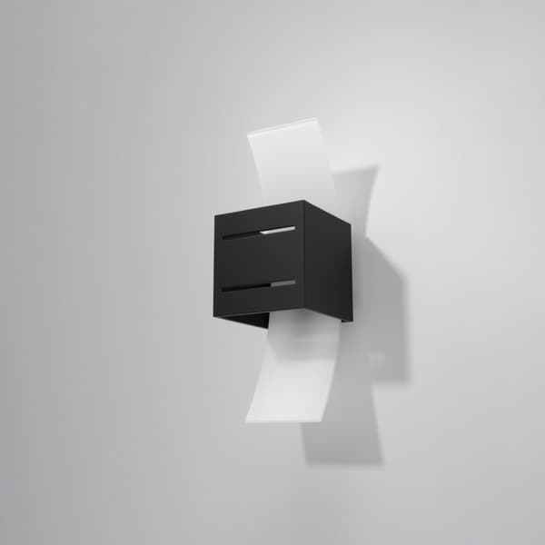 Vägglampa LORETO svart Black
