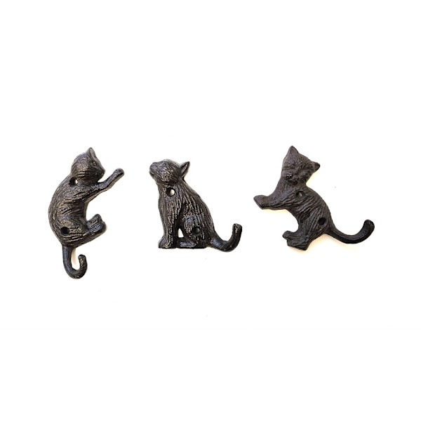Krok Katt Gjutjärn Black