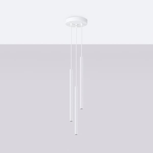 Pendellampa ARCHE 3P vit White