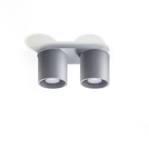 Taklampa ORBIS 2 grå Grey