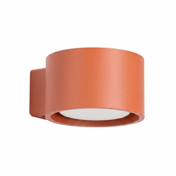 Vägglampa MODO 1 röd ockra Gx53 Red