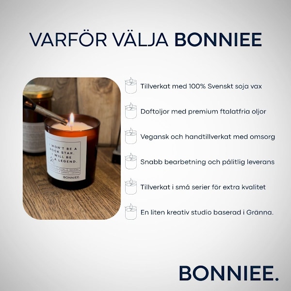 Bonniee Doftljus Kaffe 150 gram Multicolor
