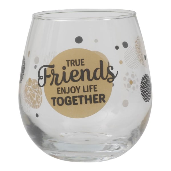 Cheers Glas "True Friends" Dricksglas Transparent
