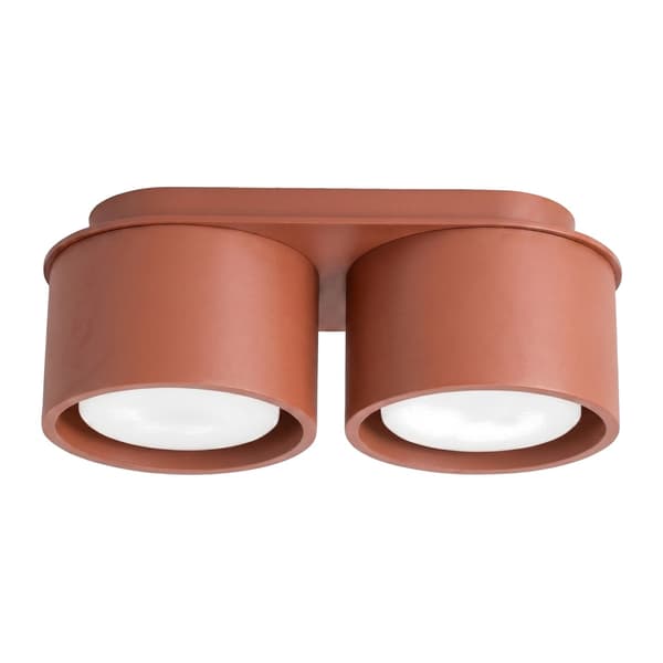 Taklampa MODO 2 röd ockra Gx53 Red