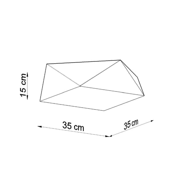 Taklampa HEXA 35 silver Silver
