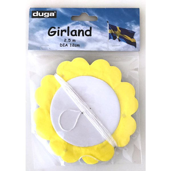 Girlang blå/gul 2-pack 2,5 meter Blue