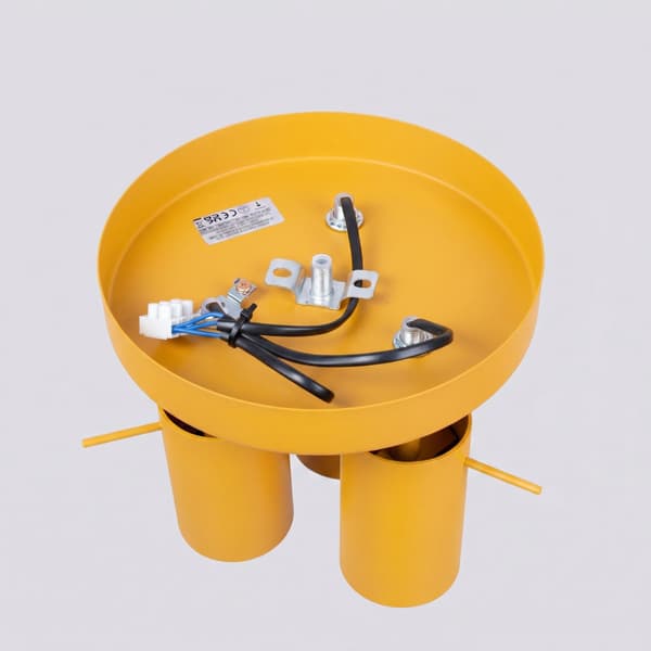 Taklampa RING 3P gul Yellow