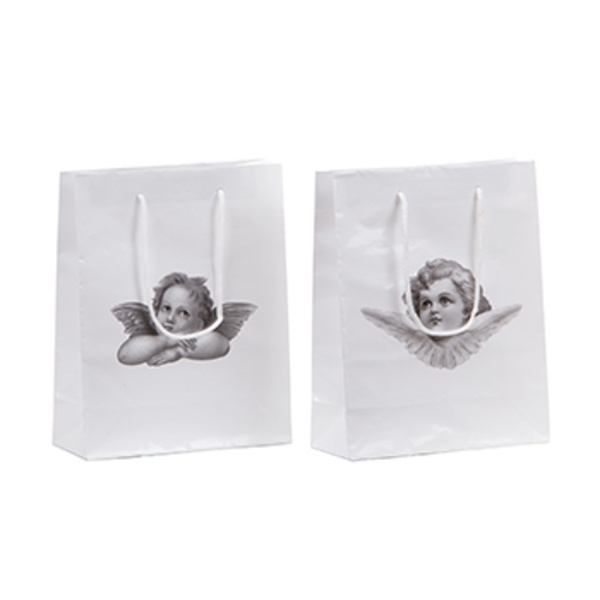 Presentpåse Ängel 2-pack 23cm Vit