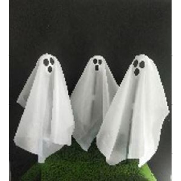 Ghost Garden 3-pak 70 cm White