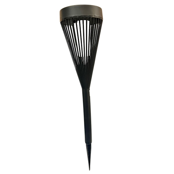 Solcellslampa Svart Lampa Spjut Trädgård Black
