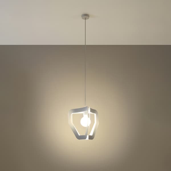 Pendel lampa TRES vit White