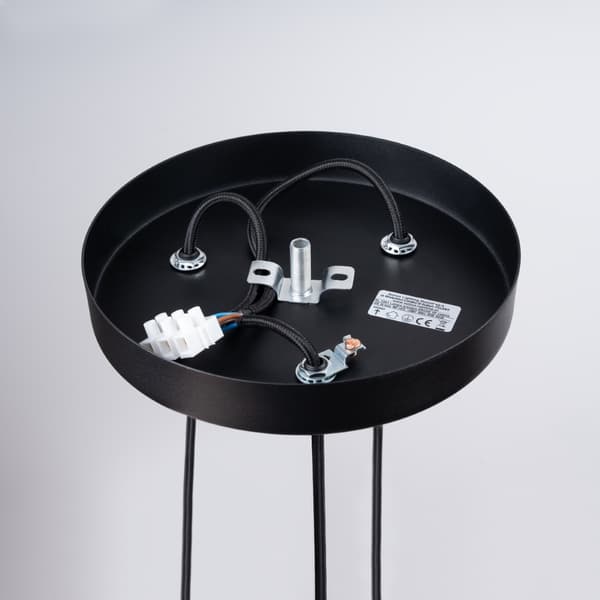 Pendellampa ARCHE 3P svart Black