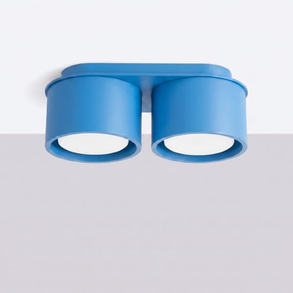 Taklampa MODO 2 azurblå Gx53 Light blue