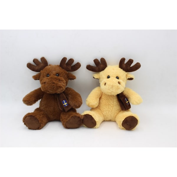 Älg Sverige Mjukis 20 cm Brown