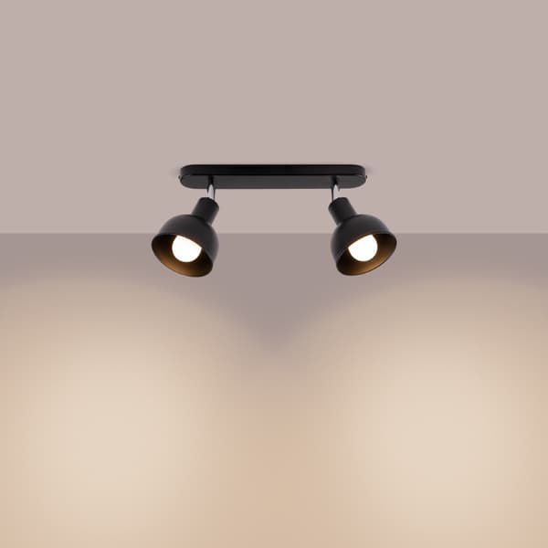 Taklampa ELBA 2 svart Black
