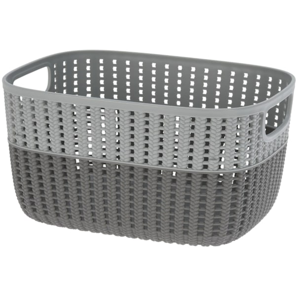 Korg Förvaring Beige Rosa Grå Grön Plast 22x28 cm Grön