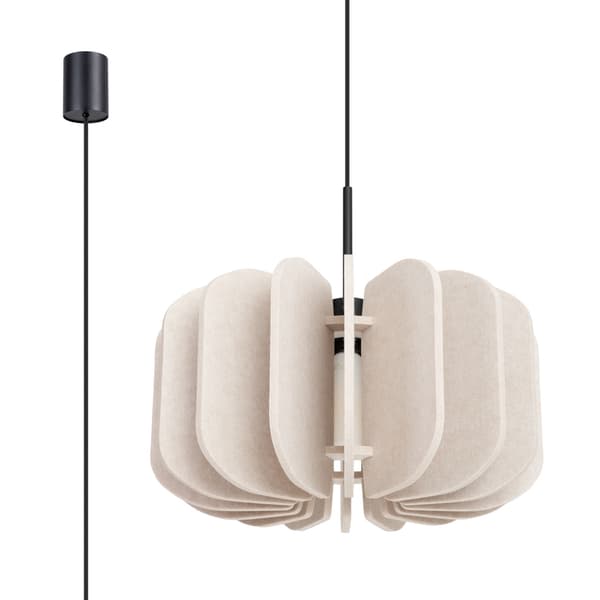 Pendellampa MULA 45 beige multifärg