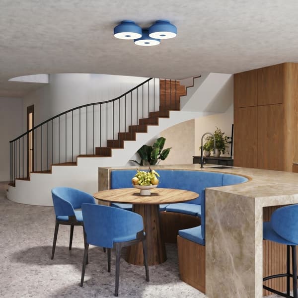Taklampa OMIQ azurblå Light blue
