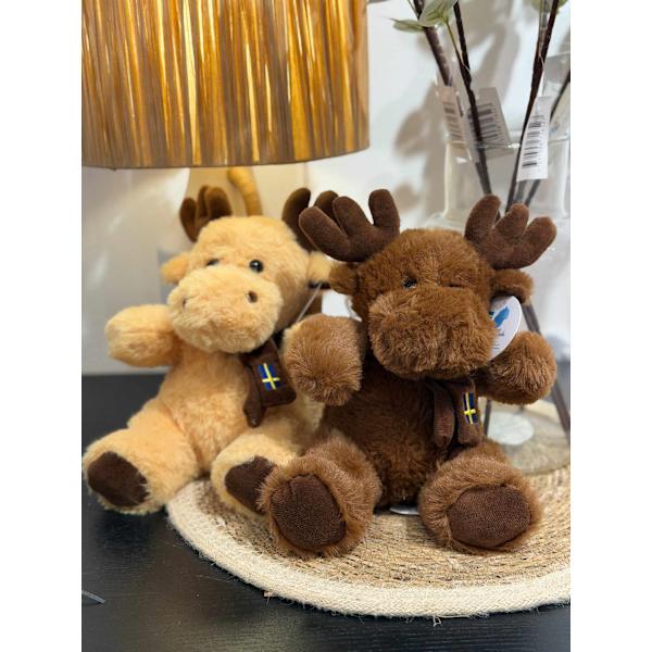 Älg Sverige Mjukis 20 cm Brown