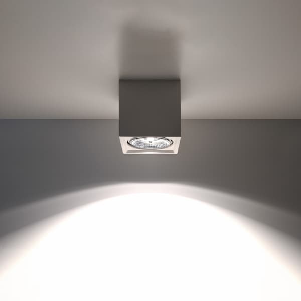 Vägglampa keramisk SEIDA White
