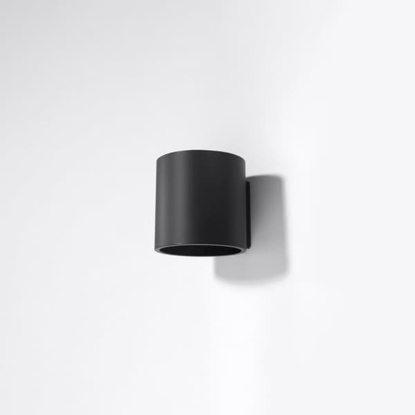 Vägglampa ORBIS 1 svart Black