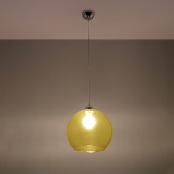 Pendel lampa BALL gul Yellow
