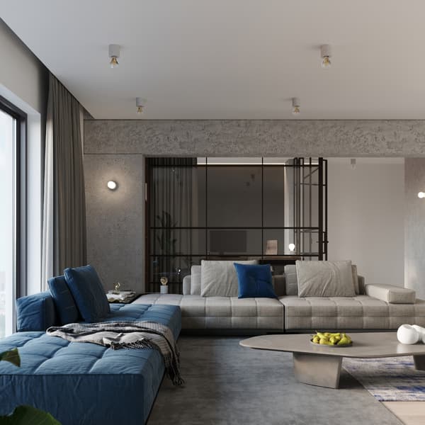 Bordslampa SALGADO betong Grey