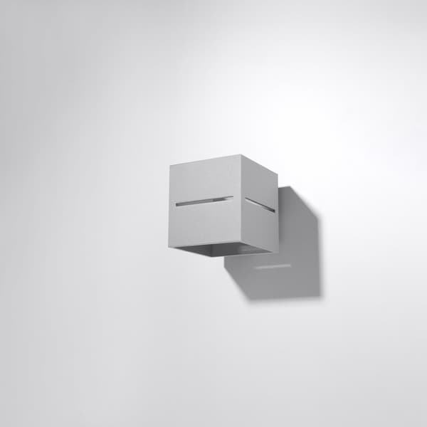 Vägglampa LOBO grå Grey
